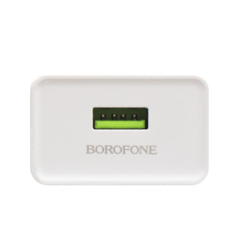 Сетевое зарядное устройство Borofone BA47A + кабель Type C QC3.0